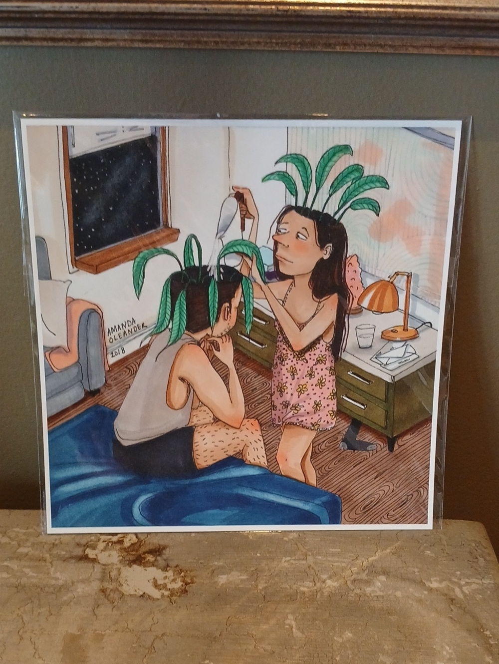Amanda Oleander "I'll Be There - Part Two" Art Print 8x8